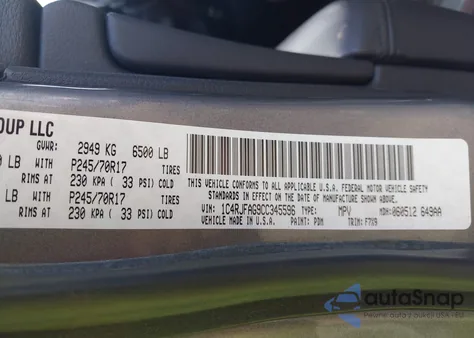 2012 Jeep Grand Cherokee Laredo from USA, damaged, VIN 1C4RJFAG9CC345596